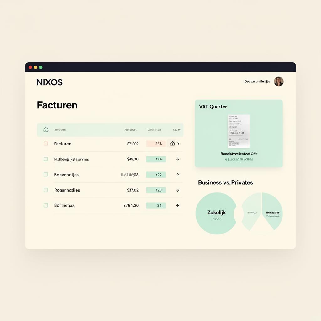 NIXOS dashboard voor ZZP